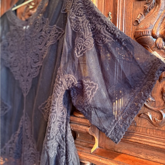 NWT SHEER BLACK DUSTER - Picture 3 of 16